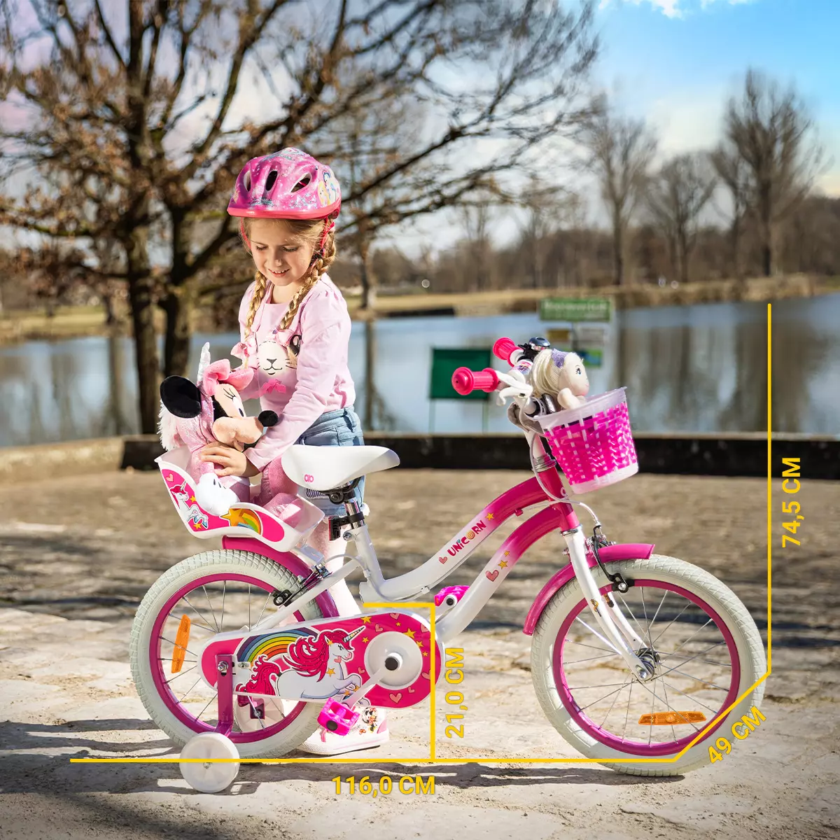 Actionbikes Kinderfahrrad Unicorn 16 Zoll